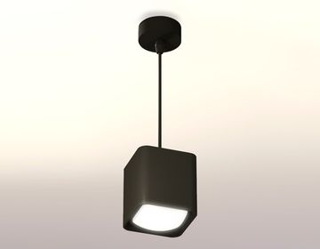 Комплект подвесного светильника с акрилом 1*GU5.3 XP7841002 SBK/FR чёрный песок/белый матовый (A2311, C7841, N7756) DIY System Complects Ambrella