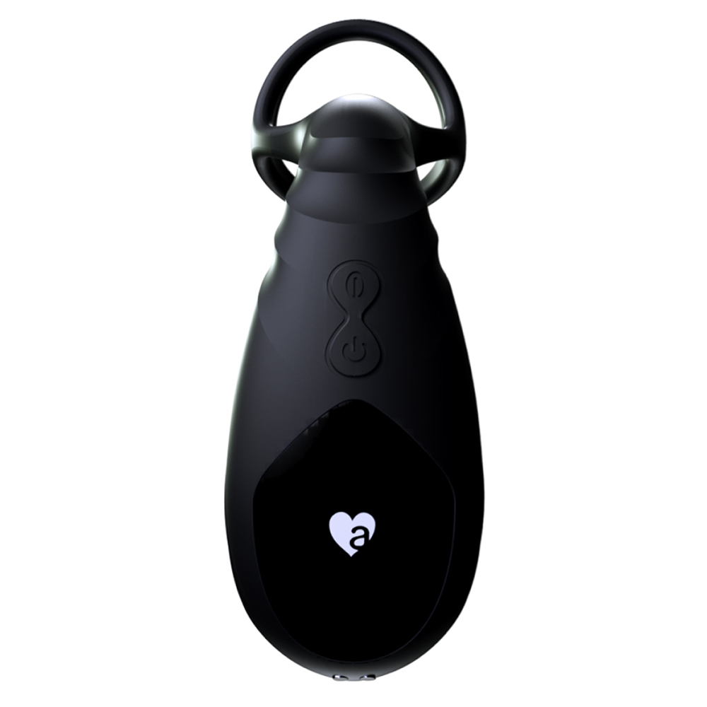 Вибромасcажер простаты с функцией осцилляции и пультом ДУ Amovibe Pulse Prostate Flapping & Vibrations Massager