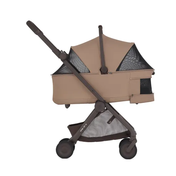 Переноска для питомца к детской коляске ANEX AIR-Q Karamell
