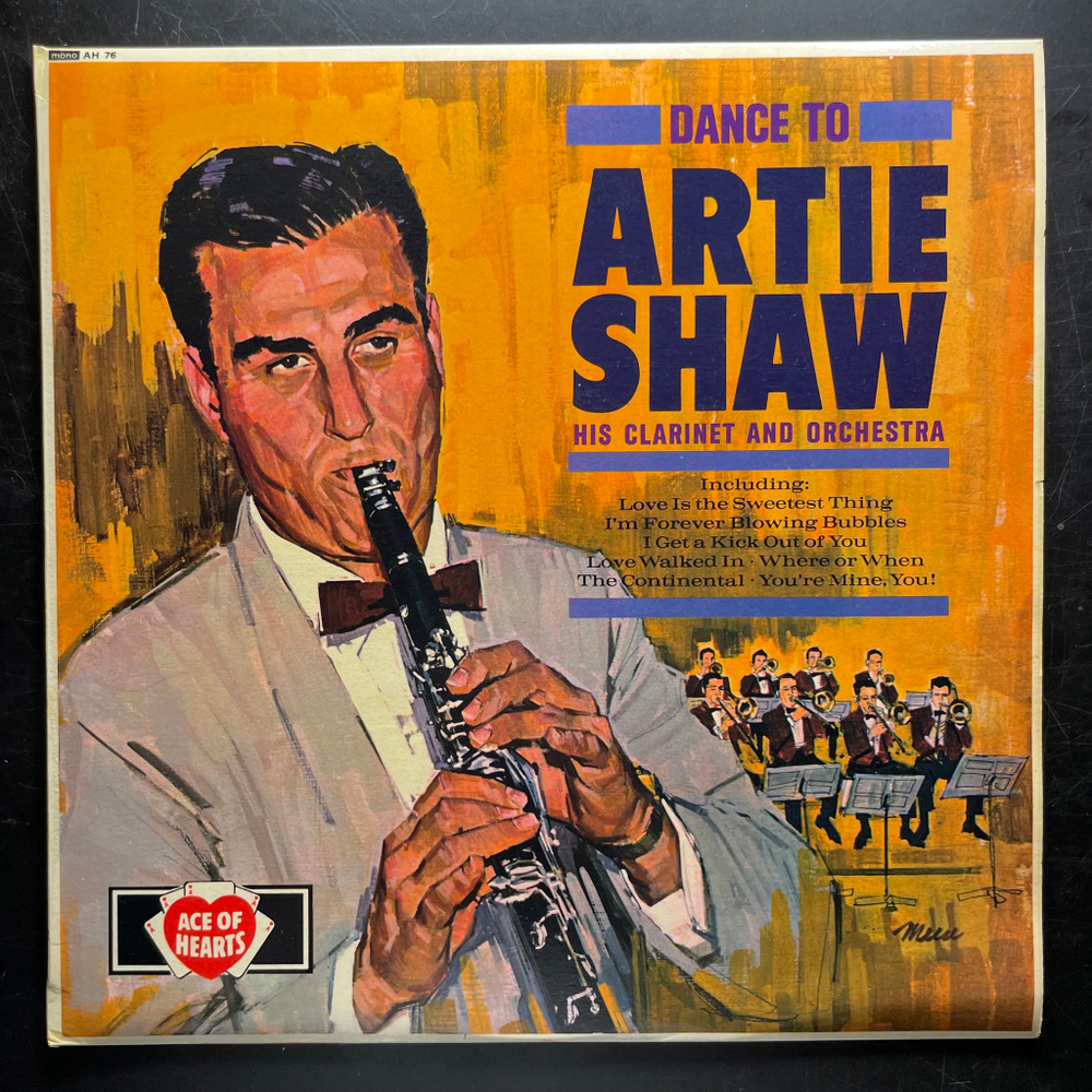 Artie Shaw And His Orchestra ‎– Dance To Artie Shaw And His Orchestra (Англия 1964г.)