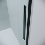 Дверь в нишу Grossman Galaxy 100.K33.01.120.21.00 (120х195) черный матовый,стекло прозрачное,раздвижная, 1 место