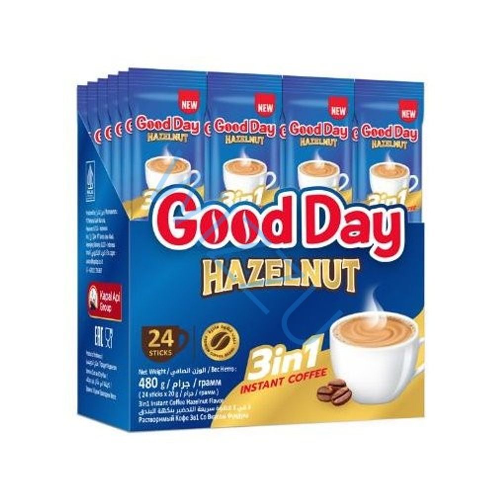 Кофе Good Day 3в1 Лесной орех 20г