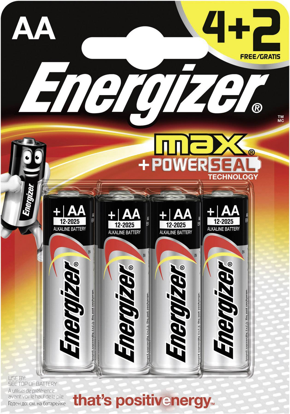 Батарейка ENR MAX E91 BP6
