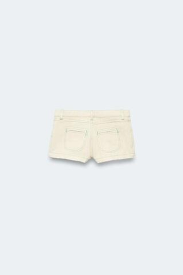 ZARA ШОРТЫ С ОТСТРОЧКОЙ В ЦВЕТОЧЕК - LIMITED EDITION, С ПРИНТОМ