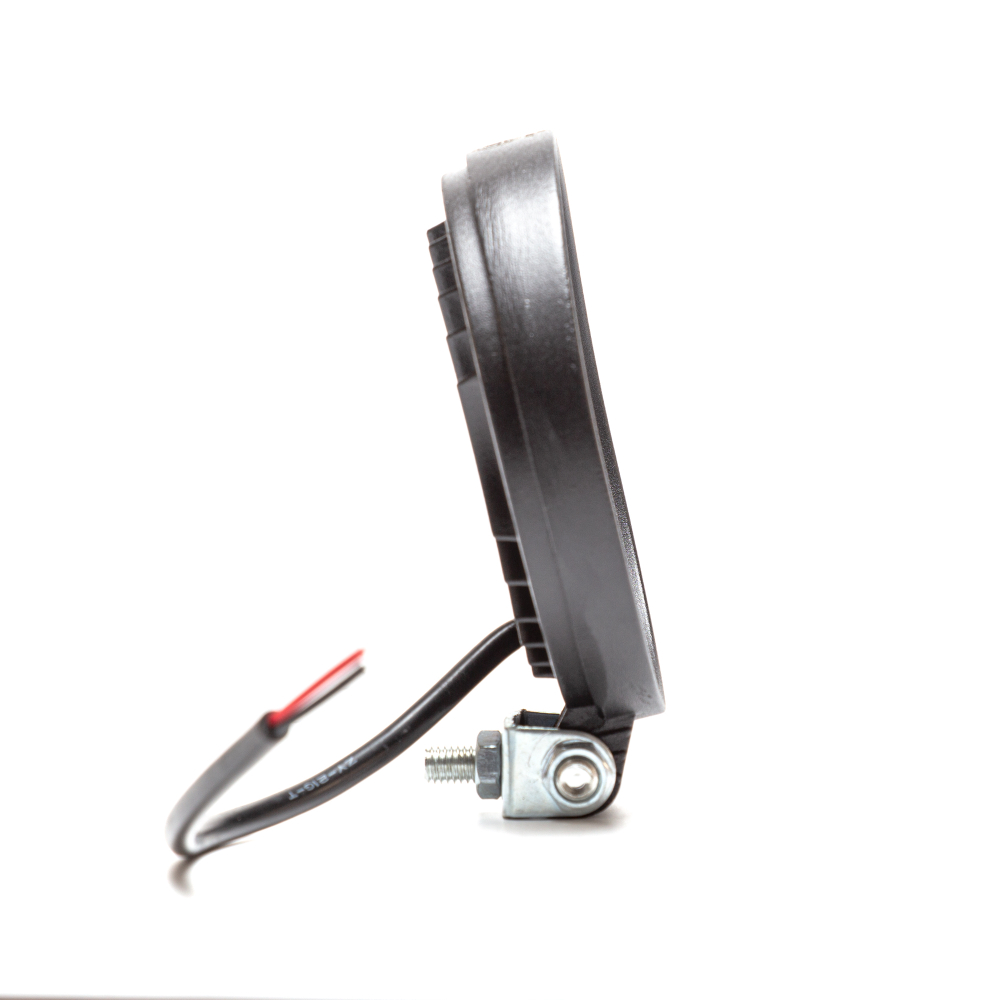 AE27R-9LED-28HC Фара светодиодная дополнительная, круглая SLIM 115х28х142, направленный свет, 9 диодов, крепление по центру, 27 Вт, 10-30 В