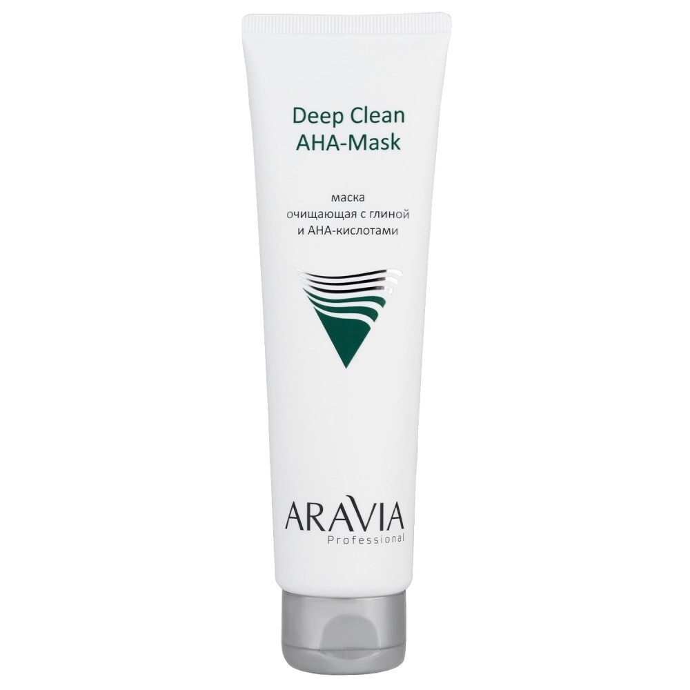 ARAVIA Маска очищающая с глиной и AHA-кислотами для лица Deep Clean AHA-Mask 100 мл 9001 (94796)