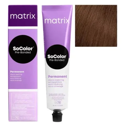 Matrix SoColor Pre-Bonded Крем-краска для седых волос 506N Темный блонд натуральный, 90мл