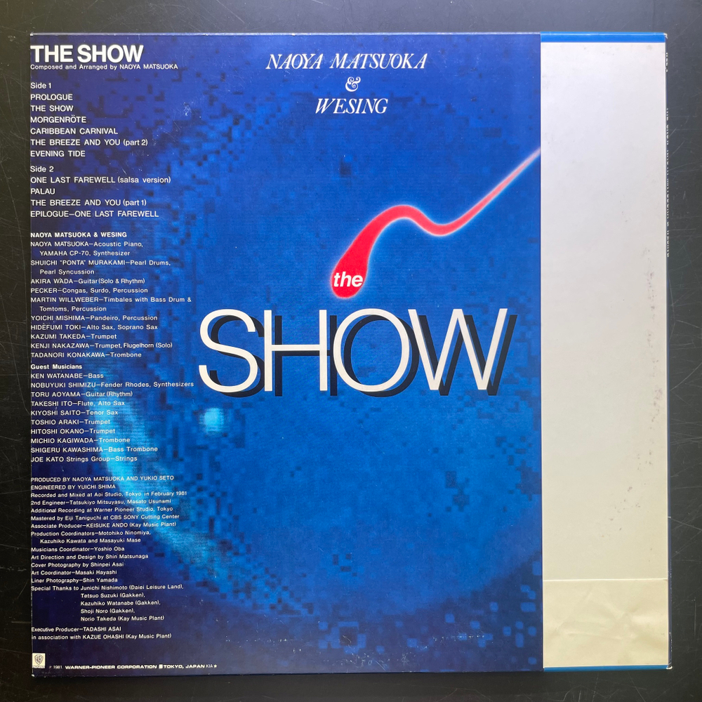 Naoya Matsuoka & Wesing ‎– The Show (Япония 1981г.) Orange