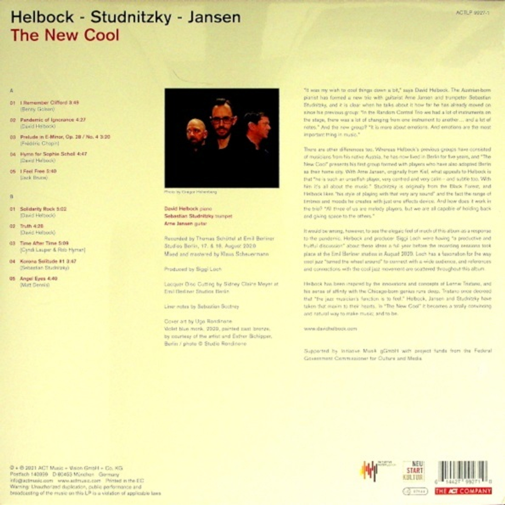 David Helbock / The New Cool (LP)