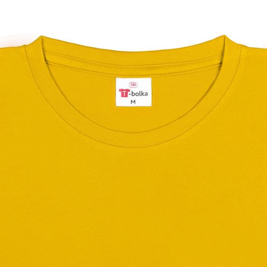 Футболка унисекс T-Bolka 180, желтая