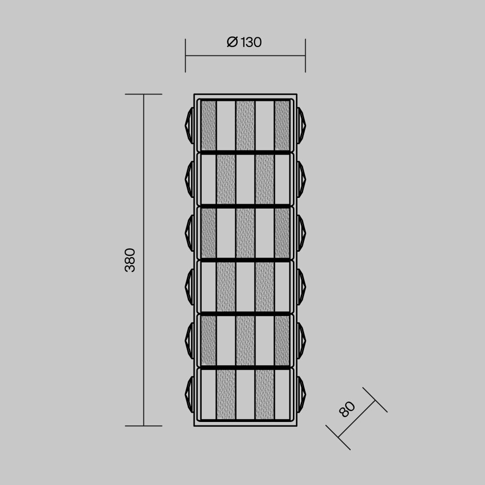 Настенный светодиодный светильник Maytoni Castello MOD336WL-L35G3K