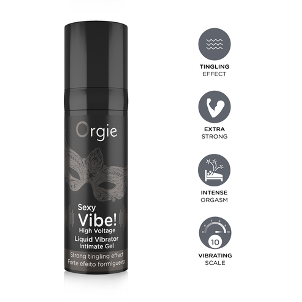 Orgie Sexy Vibe High Voltage - Интенсивный жидкий вибратор , 15 мл