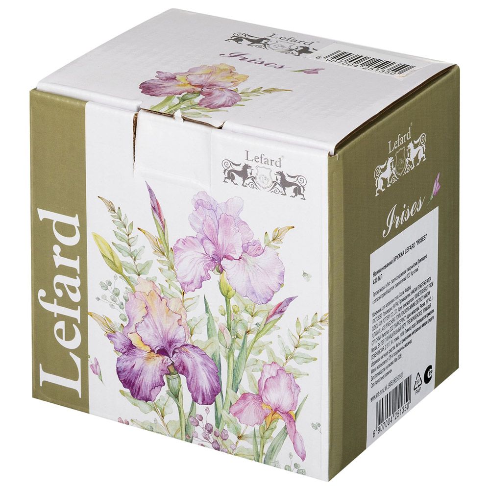 КРУЖКА LEFARD "IRISES" 330 МЛ (КОР=24ШТ.)