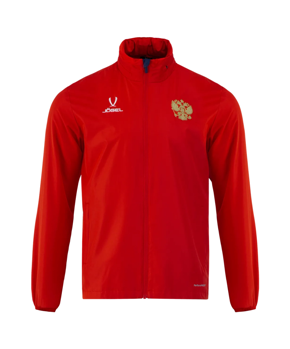 Куртка ветрозащитная JÖGEL NATIONAL PerFormPROOF Rain Jacket, красный