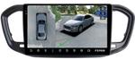 Магнитола для Lada Vesta NG 2023+ (ШГУ, рамка черная матовая 9) - Teyes CC3-2K-360 на Android 10, Быстрая, 2K QLED, CarPlay, 4G SIM-слот, 4 камеры в комплекте