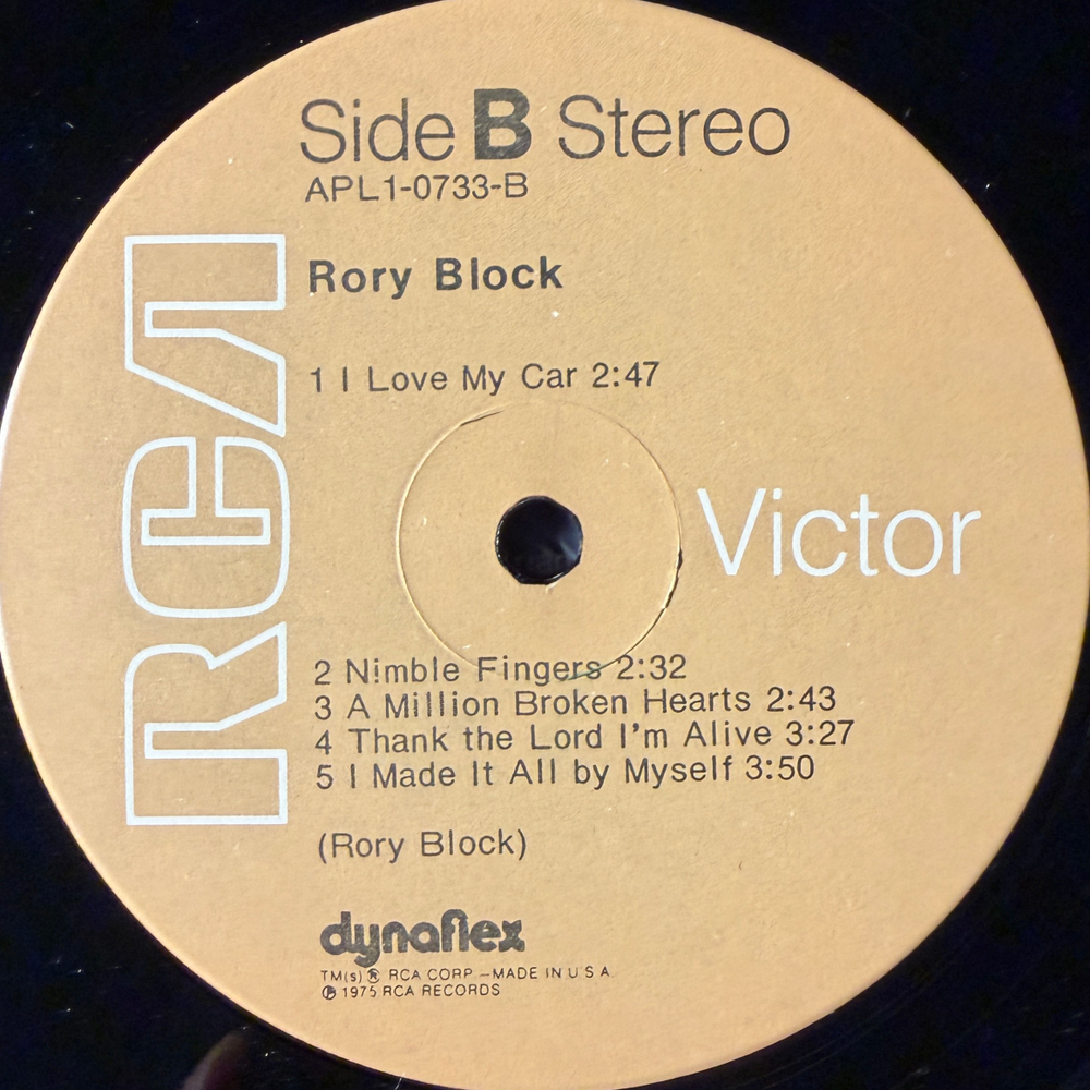 Rory Block ‎– Rory Block (США 1975г.)