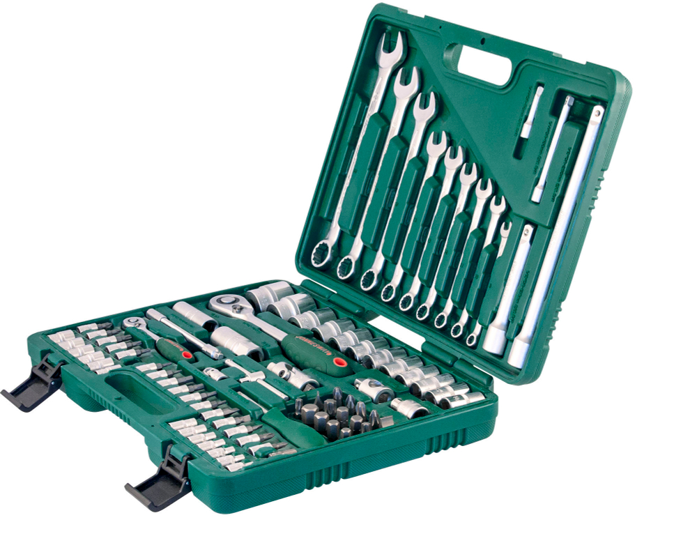 S04H52482S Набор инструмента универсальный 1/4", 1/2"DR, 82 предмета