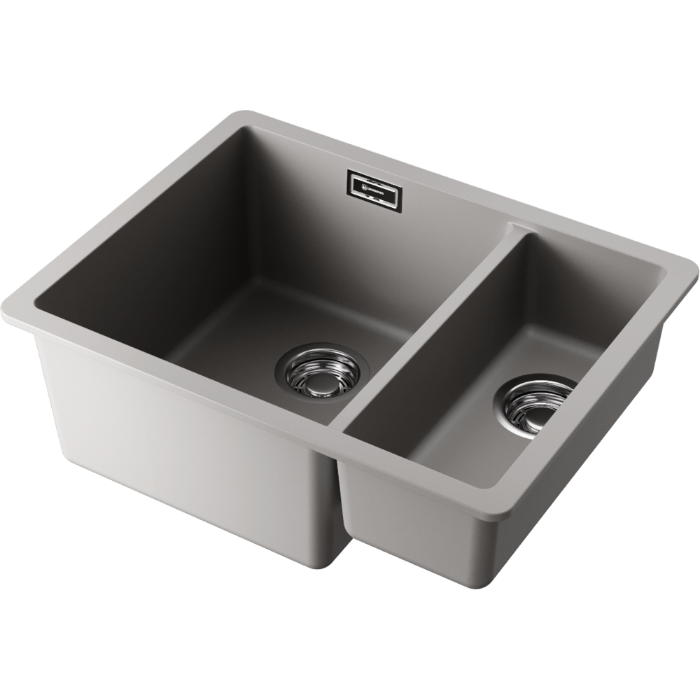 Мойка Omoikiri Kata 55-2-U-GR Artgranit/leningrad grey