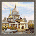"Санкт-Петербург.Адмиралтейская набережная"-1283 вышивка