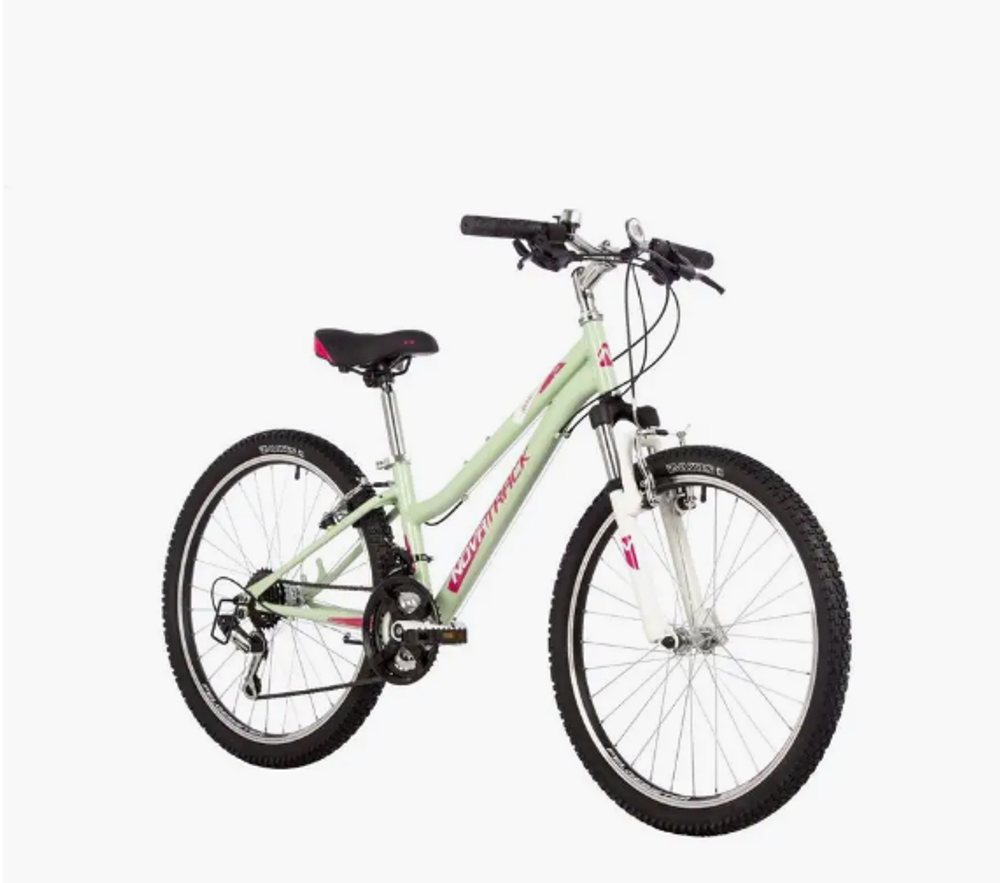 Велосипед NOVATRACK 24" JENNY PRO сталь 12'', мятный, 18 скор.TY21/TS-38/TZ500/SG-6S, V-brake