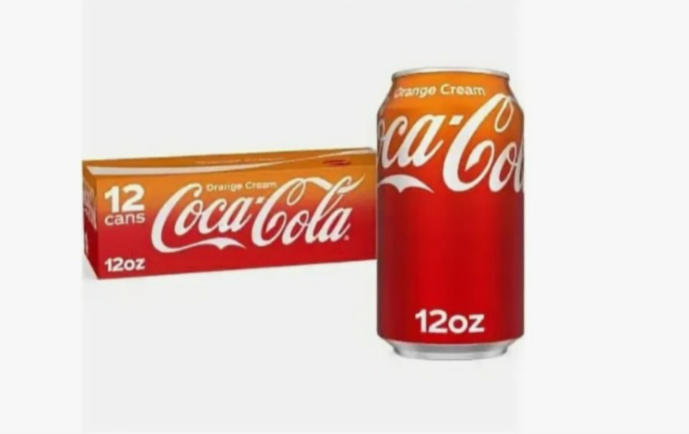 Напиток Coca Cola Orange Cream (Апельсиновый крем) б/а с/г, 355 мл, 12шт  Америка АТ