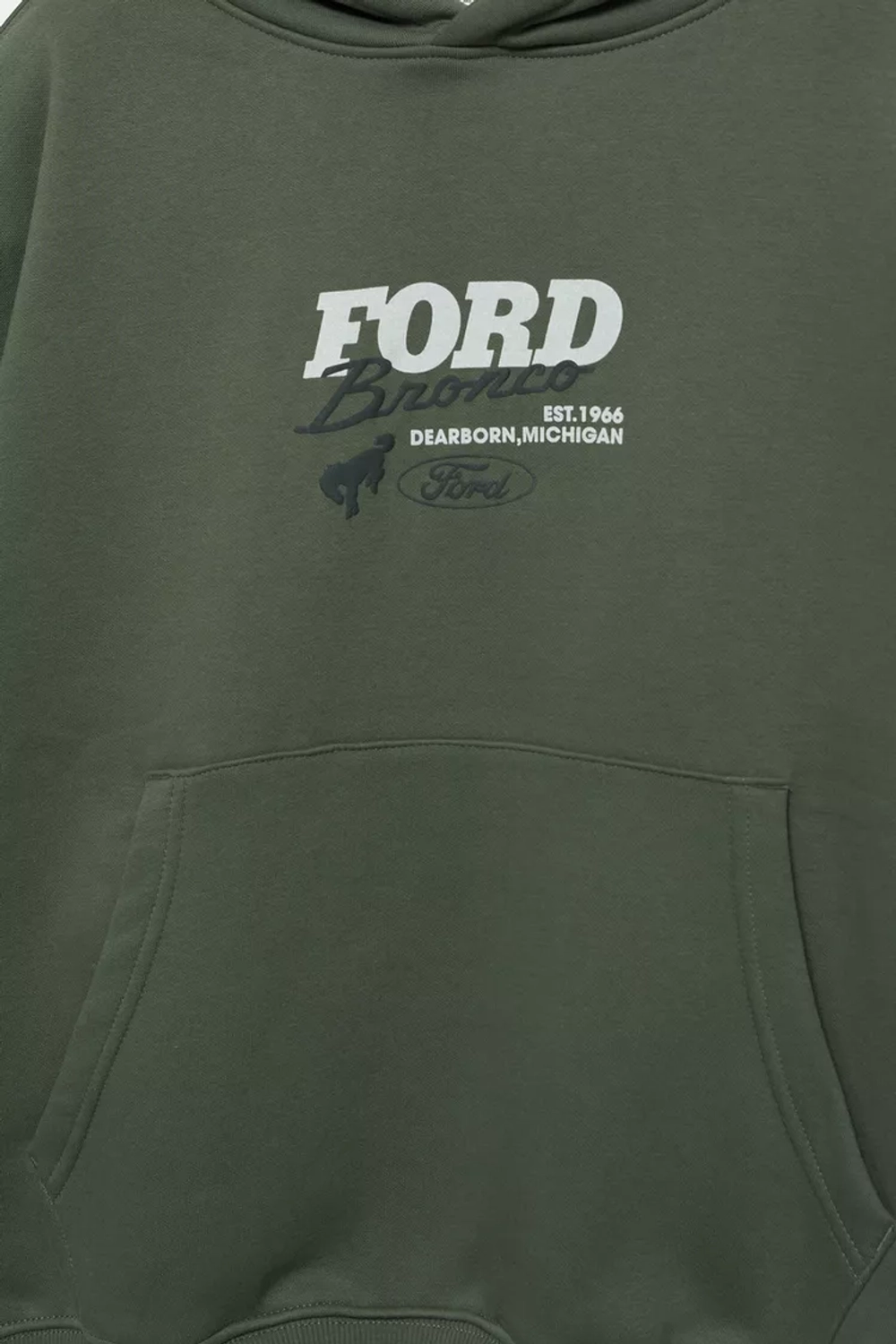 PULL&BEAR Толстовка Ford Bronco, хаки