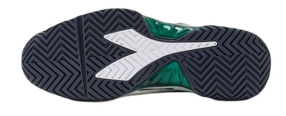 Мужские теннисные кроссовки Diadora B.Icon 2 AG - white/black/blue corsair