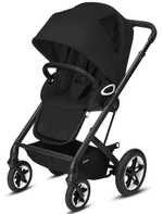 Коляска Cybex Talos S Lux BLK complete Aton B2 Steel Grey 3 в 1 Moon Black с дождевиками