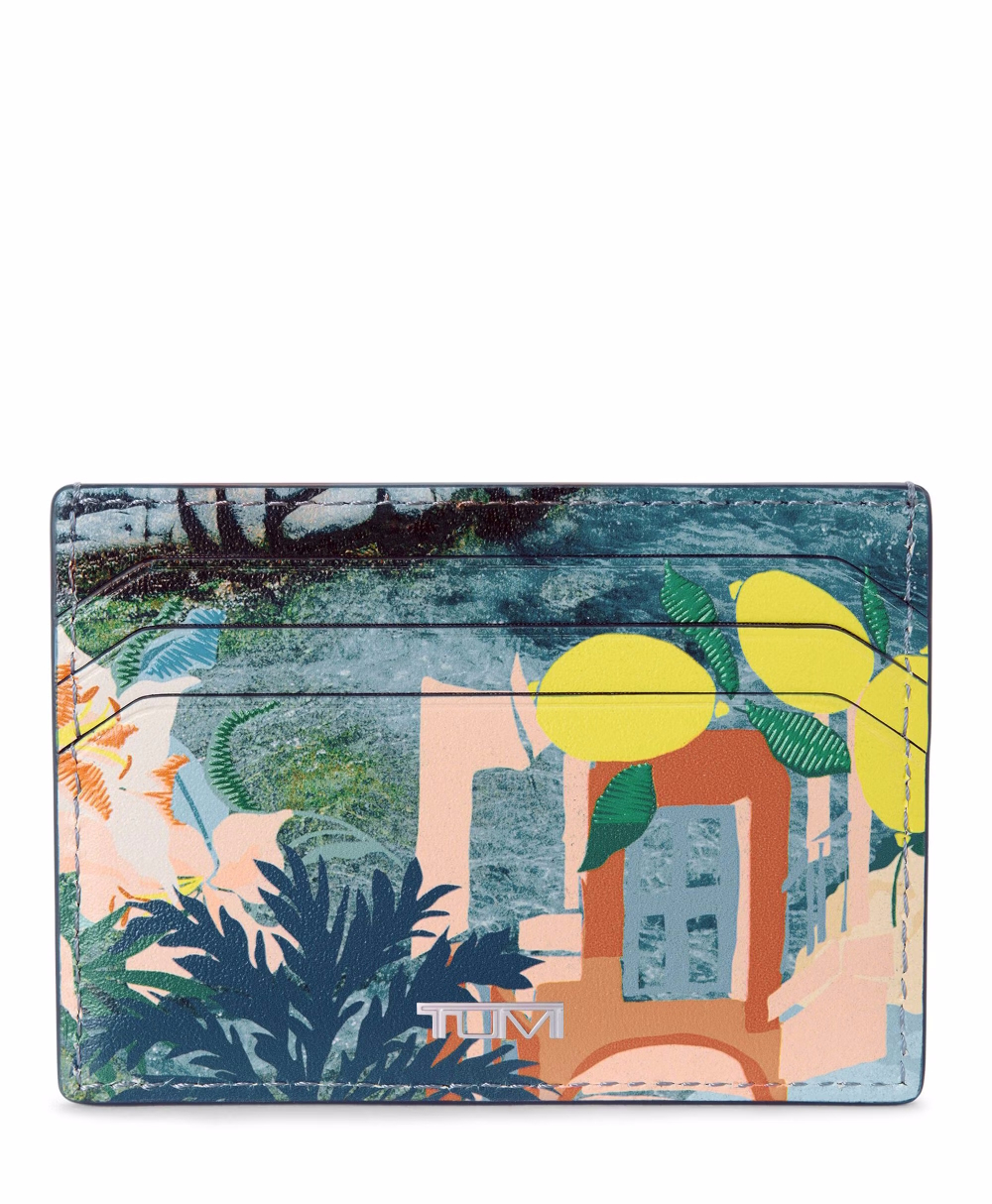 Чехол для карточек тонкий/ Mediterranean Print