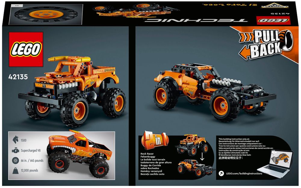Конструктор LEGO Technic 42135 Monster Jam El Toro Loco