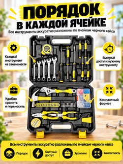 Набор инструментов универсальный 88 предметов (200435)