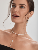 91003541 Серьги Selena Pearls