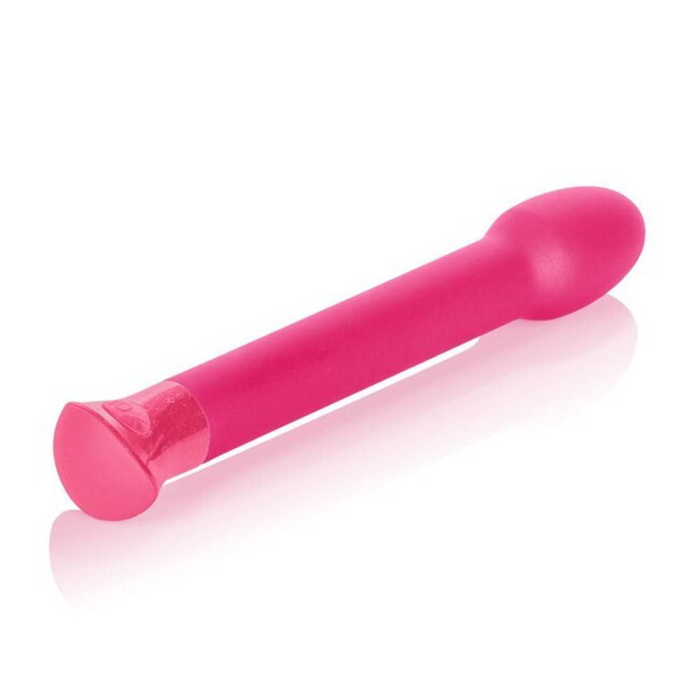 Пластиковый вибратор с увеличенной головкой Slender Tulip Coco Licious (10 режимов) (Цвет: ярко-розовый)