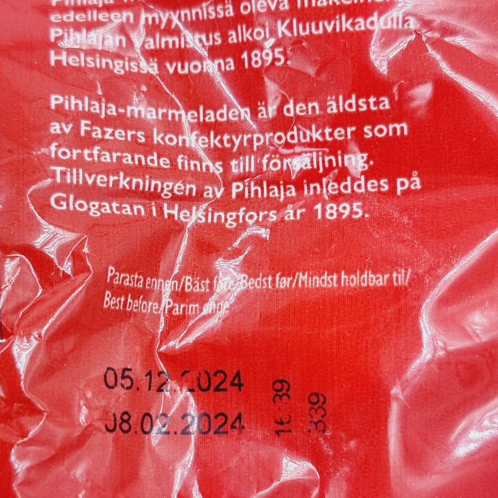 Мармелад Fazer Pihlaja фруктовый 220 г (из Финляндии)