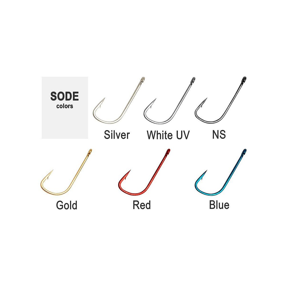 Крючок одинарный HIGASHI Sode ringed #3 Gold