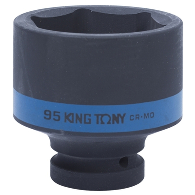 KING TONY (853595M) Головка торцевая ударная шестигранная 1", 95 мм