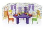 Столовая комната с интерьером (Огонек)