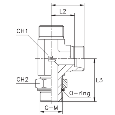 Штуцер FRLG DL22 BSP 3/4 (корпус)