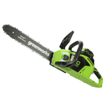 Цепная пила аккумуляторная Greenworks Арт. 2005707UA, GD40CS15K2, 40V, 35 см, бесщеточная, до 1,5 КВТ, с АКБ 2Ач и ЗУ