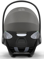 Коляска Cybex Coya Matt Black Frame Cloud T i-Size Mirage Grey Plus Leaf Green с дождевиком и бампером