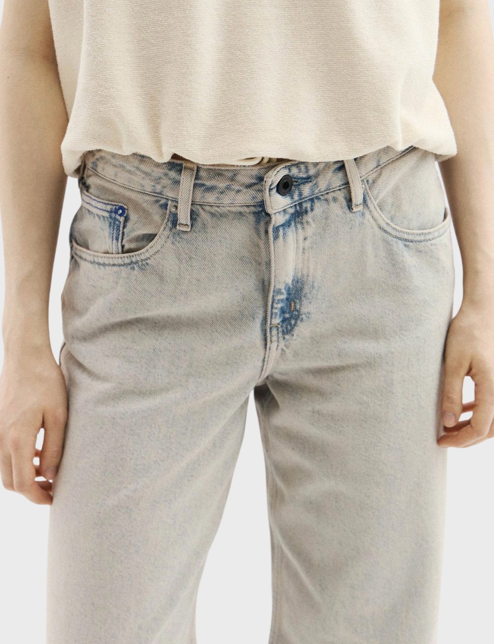 Джинсы KARL LAGERFELD JEANS Mr Relaxed W/Slit Denim