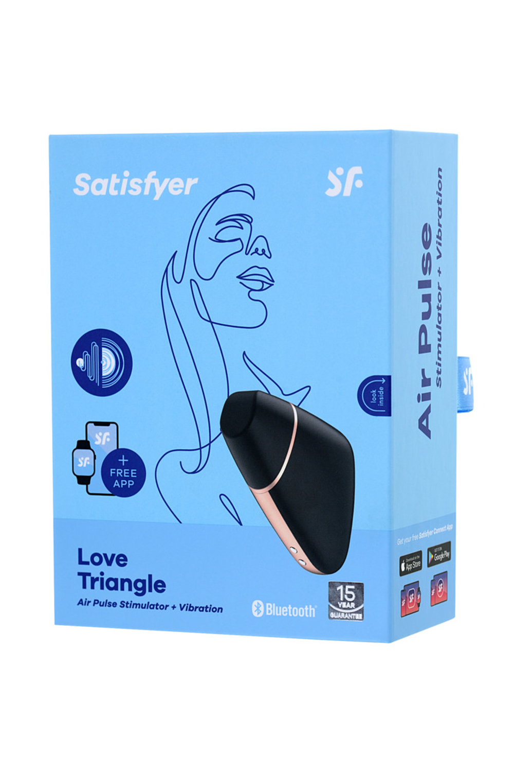 Satisfyer Love Triangle Вакуумно-волновой вибростимулятор с возможностью управления через приложение