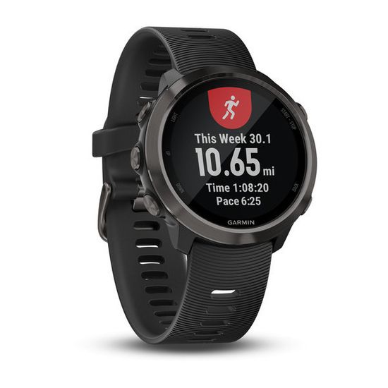 Спортивные смарт часы Garmin Forerunner 645 Music серые с черным ремешком 010-01863-32