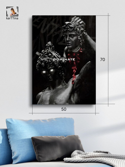 Картина Король в маске модульная 50x70см 1шт.