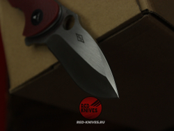 Нож Spyderco Rubicon -рук. бургунди G10, клинок сатин RK-503