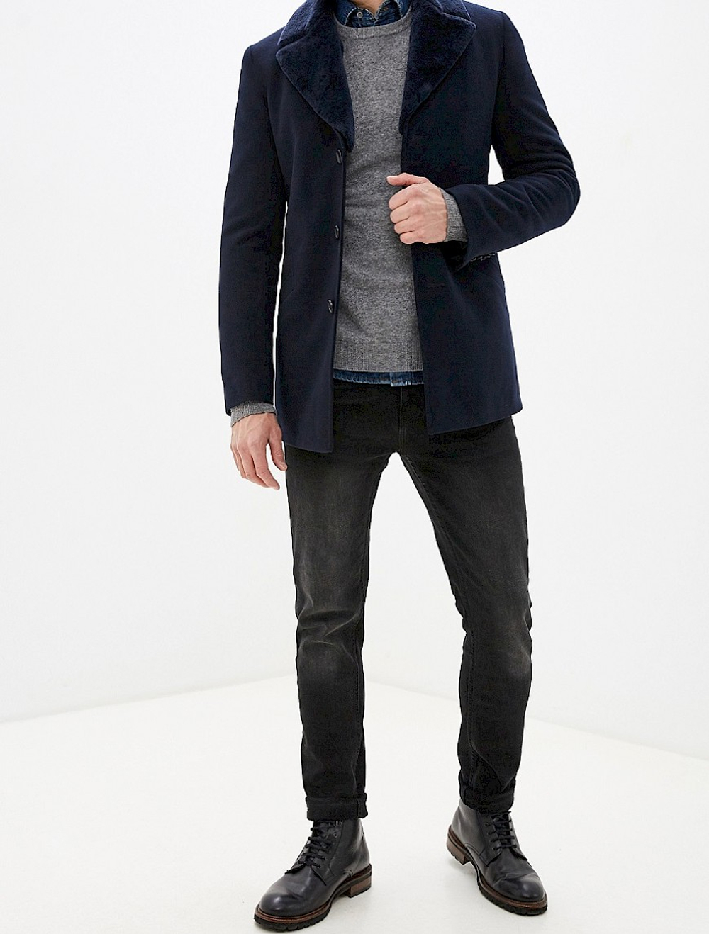 Полупальто 326/1В К863.2 Slim-Fit