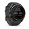 Умные часы Garmin Fenix 9 PRO INREACH, 51 мм, AMOLED, Sapphire Carbon Gray DLC Titanium with Black/Pebble Gray Silicone Band