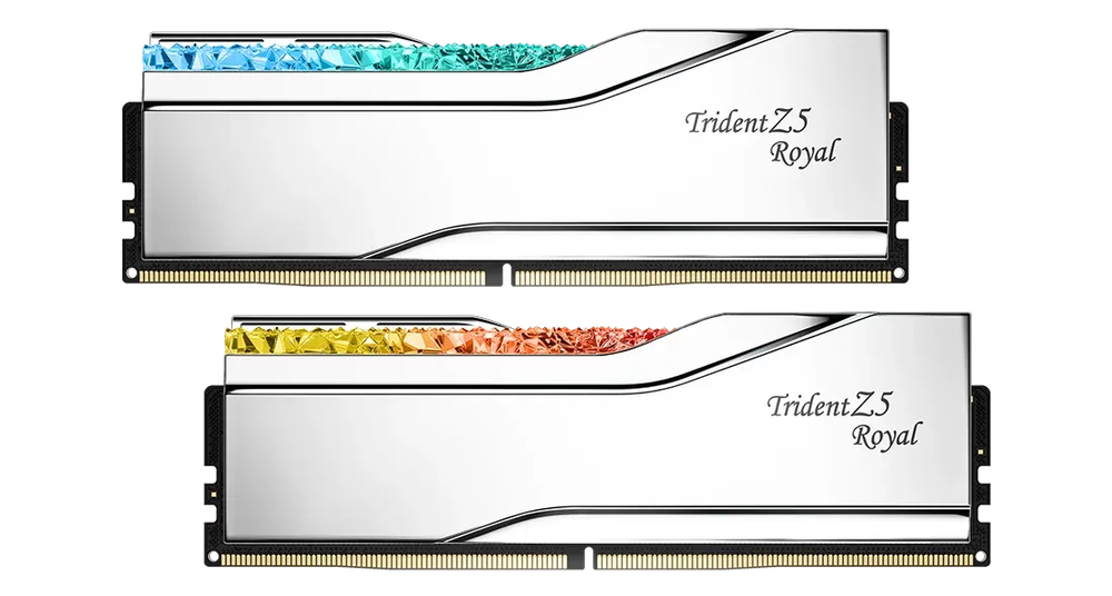 Оперативная память DDR5 64Gb 6400 МГц G.Skill TRIDENT Z5 Royal White