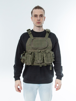 Жилет тактический Assault molle олива