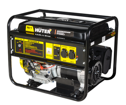 Портативный бензогенератор Huter DY6500LX